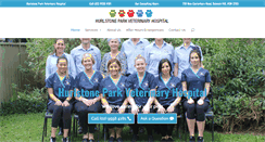 Desktop Screenshot of hurlstoneparkveterinaryhospital.com.au